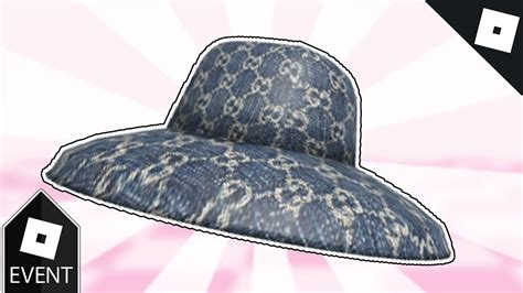 gucci denim wide brim hat roblox|gucci denim wide brim hat.